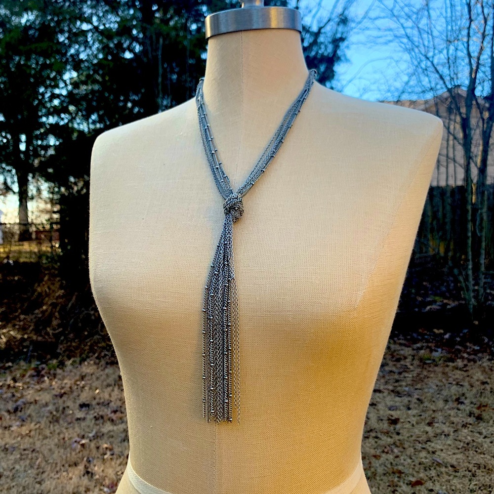 Tassel Fringe Statement Necklace